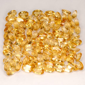 Pedras preciosas de citrino amarelo natural de  ct, corte oval, VVS-VS