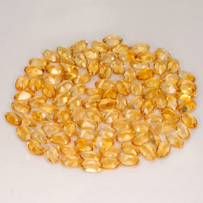 Pedras preciosas de citrino amarelo natural de  ct, corte oval, VVS-VS