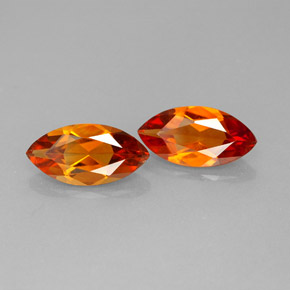 Pedras preciosas de citrino amarelo natural de  ct, marquise, VVS-VS