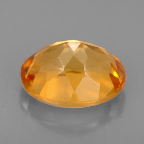 Citrino amarelo natural 2,66ct, corte oval, VVS