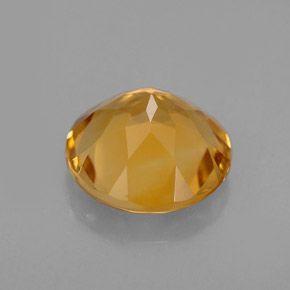 Citrino amarelo natural 2,16ct, corte redondo, VVS-VS