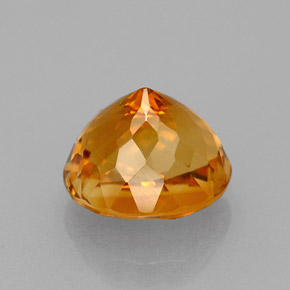 Citrino laranja natural 1,33ct, corte oval, VVS-VS