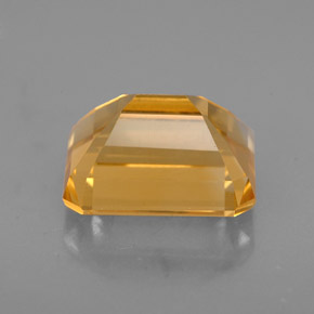 Citrino amarelo natural 2,41ct, corte esmeralda, VS