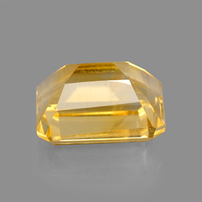 Citrino amarelo natural 2,47ct, corte esmeralda, VS-SI