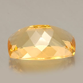 Citrino amarelo natural 12,60ct, almofada cortada, VVS-VS