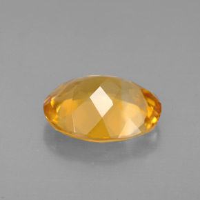 Citrino amarelo natural 2,83ct, corte oval, VVS
