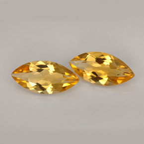 Pedras preciosas de citrino laranja natural de  ct, marquise, VVS-VS