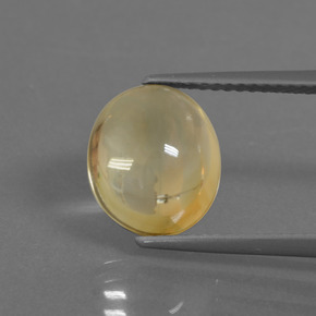 Citrino ouro natural 3,42ct, corte oval, transparente