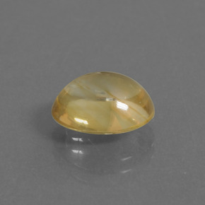 Citrino ouro natural 3,42ct, corte oval, transparente