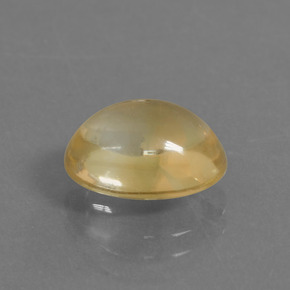 Citrino amarelo natural 3,25ct, corte oval, transparente