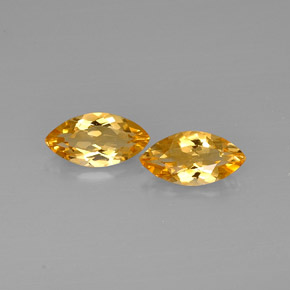 Pedras preciosas de citrino amarelo natural de  ct, marquise, VVS-VS
