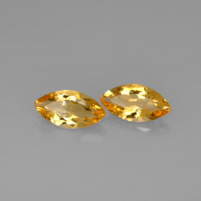 Pedras preciosas de citrino amarelo natural de  ct, marquise, VVS-VS