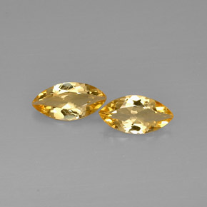 Pedras preciosas de citrino amarelo natural de  ct, marquise, VVS