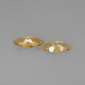 Pedras preciosas de citrino amarelo natural de  ct, marquise, VVS