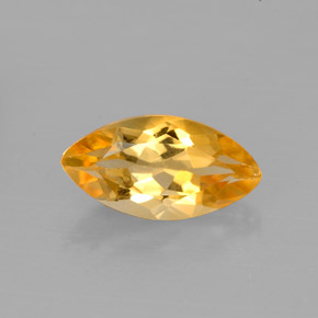 Citrino amarelo natural 1,83ct, marquise, VVS-VS
