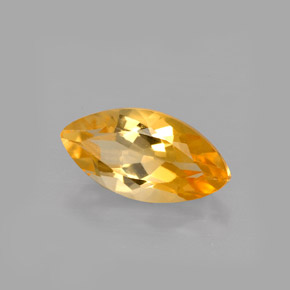 Citrino amarelo natural 1,83ct, marquise, VVS-VS