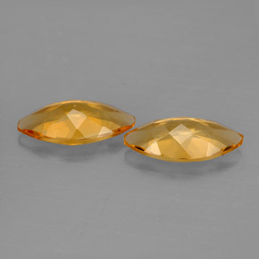Pedras preciosas de citrino amarelo natural de  ct, marquise, VVS