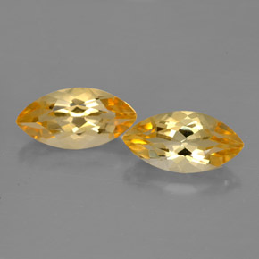 Pedras preciosas de citrino ouro natural de  ct, marquise, VVS