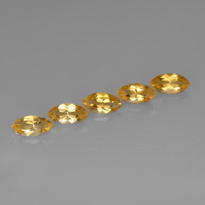 Pedras preciosas de citrino amarelo natural de  ct, marquise, VVS-VS