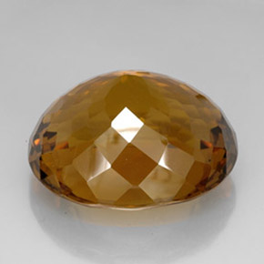 Citrino marrom natural 134,85ct, corte oval, IF
