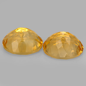 Pedras preciosas de citrino amarelo natural de  ct, corte oval, VVS