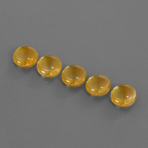 Pedras preciosas de citrino ouro natural de  ct, corte redondo, transparente