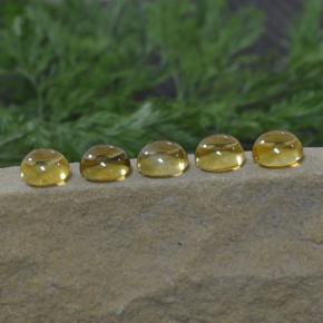 Pedras preciosas de citrino amarelo natural de 11,14 ct, corte redondo, transparente