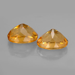 Pedras preciosas de citrino amarelo natural de  ct, corte oval, VVS-VS