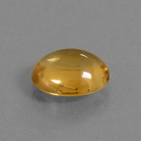 Citrino amarelo natural 2,70ct, corte oval, transparente