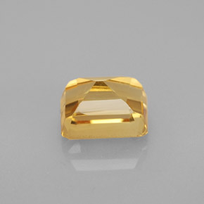 Citrino ouro natural 1,91ct, corte esmeralda, VVS-VS