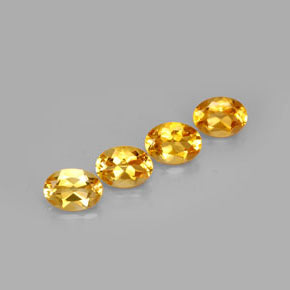 Pedras preciosas de Citrino Amarelo Dourado natural de  ct, Corte Oval, VVS-VS