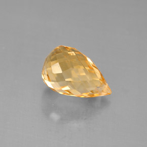 Citrino ouro natural 2,74ct, briolete, VVS