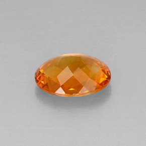 Citrino laranja natural 3,22ct, corte oval, VVS-VS
