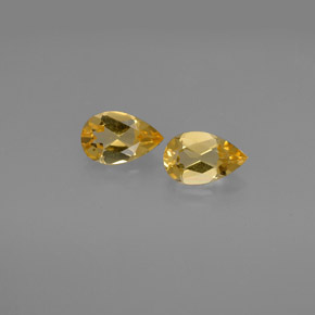 Pedras preciosas de citrino amarelo natural de  ct, formato de pêra, VVS