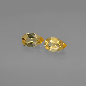 Pedras preciosas de citrino amarelo natural de  ct, formato de pêra, VVS