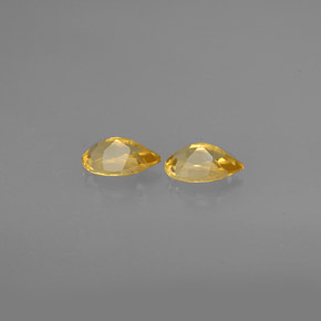 Pedras preciosas de citrino amarelo natural de  ct, formato de pêra, VVS