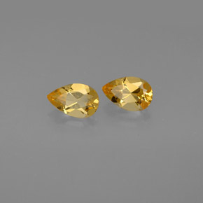 Pedras preciosas de citrino amarelo natural de  ct, formato de pêra, VVS-VS