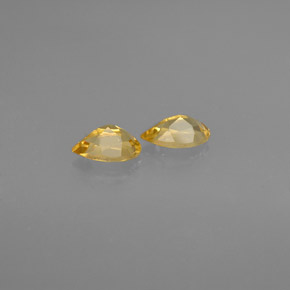 Pedras preciosas de citrino amarelo natural de  ct, formato de pêra, VVS