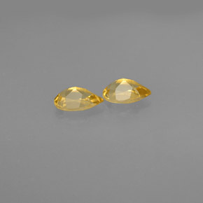 Pedras preciosas de citrino amarelo natural de  ct, formato de pêra, VVS