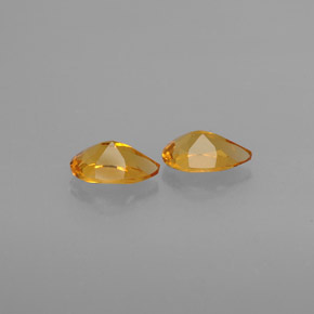 Pedras preciosas de citrino amarelo natural de  ct, formato de pêra, VVS-VS