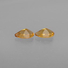 Pedras preciosas de citrino amarelo natural de  ct, formato de pêra, VVS