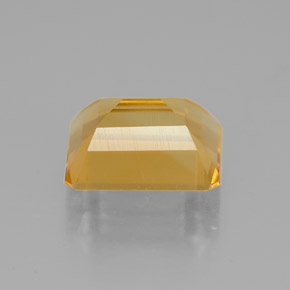 Citrino amarelo natural 2,03ct, corte esmeralda, VVS