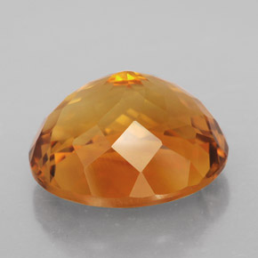 Citrino laranja natural 11,83ct, corte oval, IF