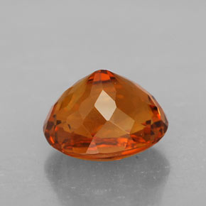 Citrino laranja natural 5,81ct, corte oval, VVS-VS