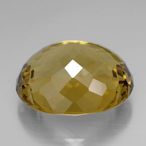 Citrino amarelo natural 107,15ct, corte oval, IF