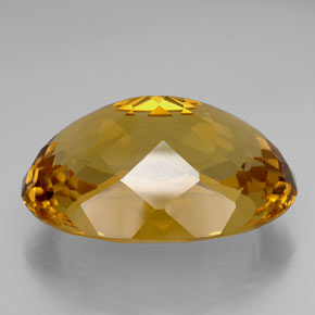 Citrino amarelo natural 99,25ct, corte oval, IF