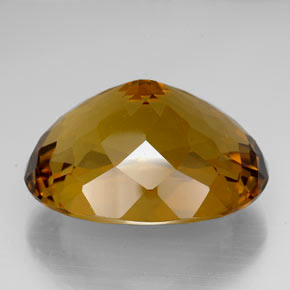Citrino amarelo natural 105,90ct, corte oval, IF