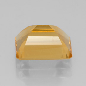 Citrino amarelo natural 2,04ct, corte esmeralda, VVS-VS