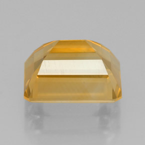 Citrino amarelo natural 2,37ct, corte esmeralda, VVS-VS