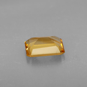 Citrino amarelo natural 1,89ct, corte esmeralda, VVS-VS